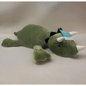 Pillowfort Weighted Plush Dinosaur 3lbs Good for Anxiety 24" Green Pillow Fort